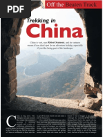 Download The Travel  Leisure Magazine Trekking in China Feature by Travel  Leisure Magazines SN19172882 doc pdf