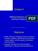 Making Decisions and Solving Problems