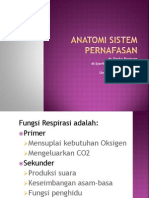 Fungsi Respirasi dan Anatomi Sistem Respirasi