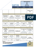 ES Dining Hall - January 2014 Menu