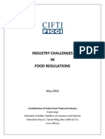 FICCI Survey On Industry Challenges in Food Regulations