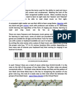 Sight Reading & Sight Singing