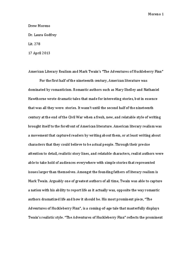 Characteristics of realism literature image