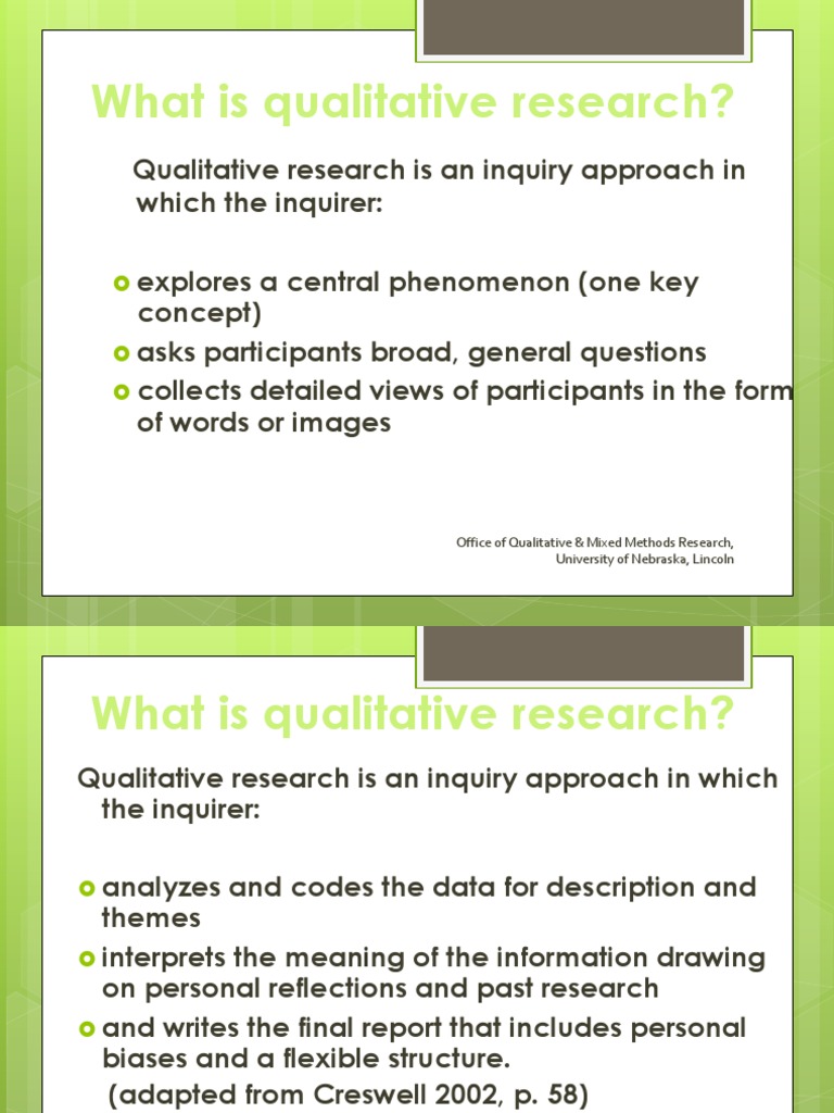 John Creswell Qualitative Research Data