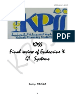 Kpss Final Review of Endocrine & GI Systems: Done By: Heba Kobah