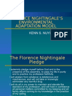 Florence Nightingale'S Environmental Adaptation Model: Kenn S. Nuyda, RN