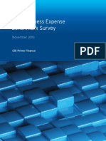 2013 Business Expense Benchmark Survey