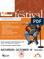 Festival: Saturday, October 10