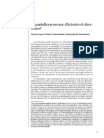 "La Pantalla en Escena: ¿Es Teatro El Ciberteatro?, Teresa López-Pellisa, Revista Letral, Nº 11, 2013