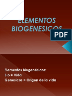 Elementos Biogenesicos