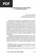 1998-Wallerstein- A reestruturação capitalista e o sistema mundial