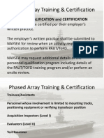 Phased Array Training Certification