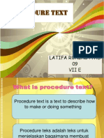 Procedure Text