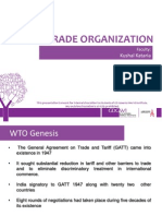 World Trade Organization: Kushal Kataria