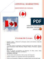 International Marketing: Presentation On Canada