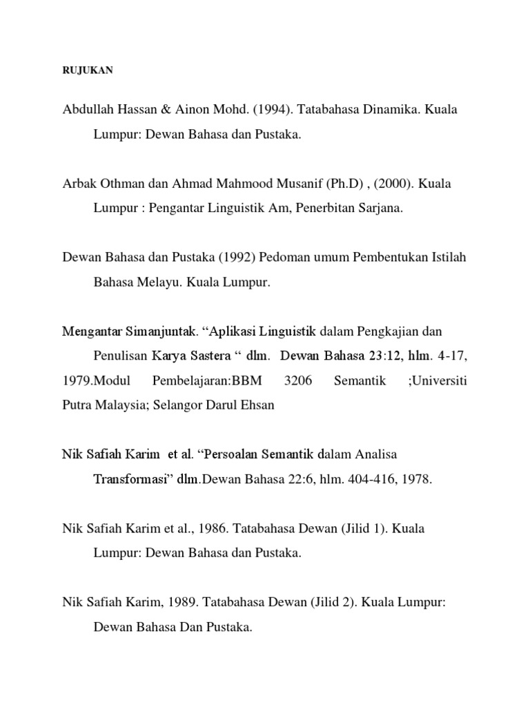 RUJUKAN | PDF