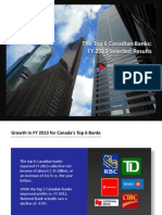 The Top 6 Canadian Banks - Selected Indicators of FY 2013 Results - DPershad