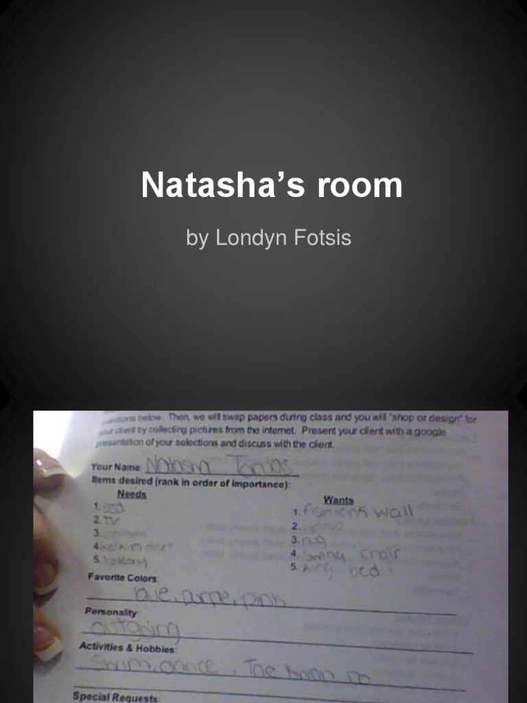 Natashas Room | PDF