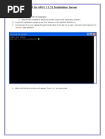 SOP - HPUX Installation