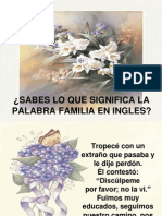 Significado Familia en Ingl s