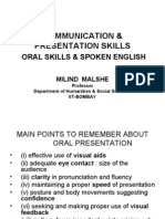 Communication & Presentation Skills: Oral Skills & Spoken English