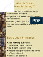 What Is "Lean Manufacturing?"