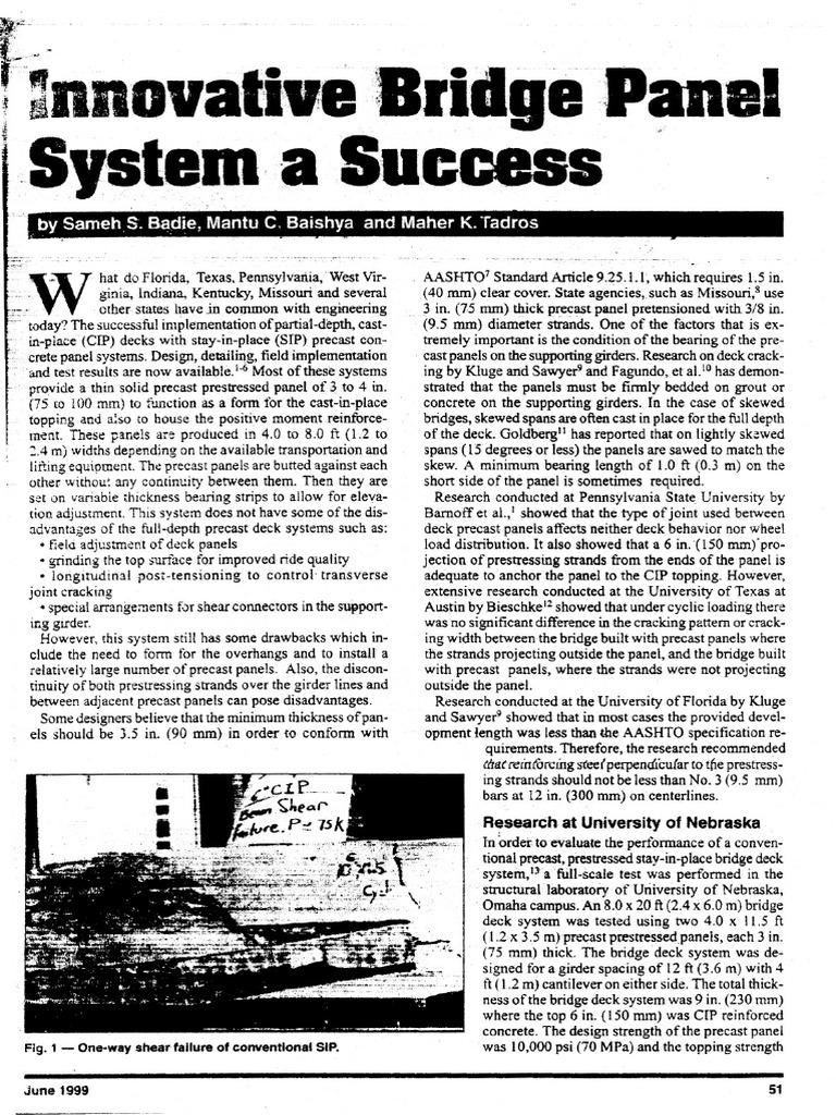 Precast Bridge Deck Precast Concrete Prestressed Concrete