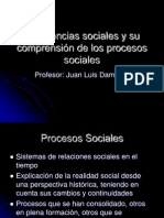 Las CCSS y Su Comprension de Los Procesos Sociales 2011 1