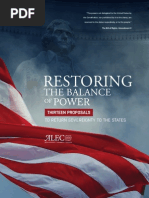 Restoring the Balance