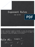 Exponents Rules