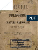 Culegere de cănturĭ naţionale şi populare