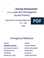 K-1 Primary Survey Assessment