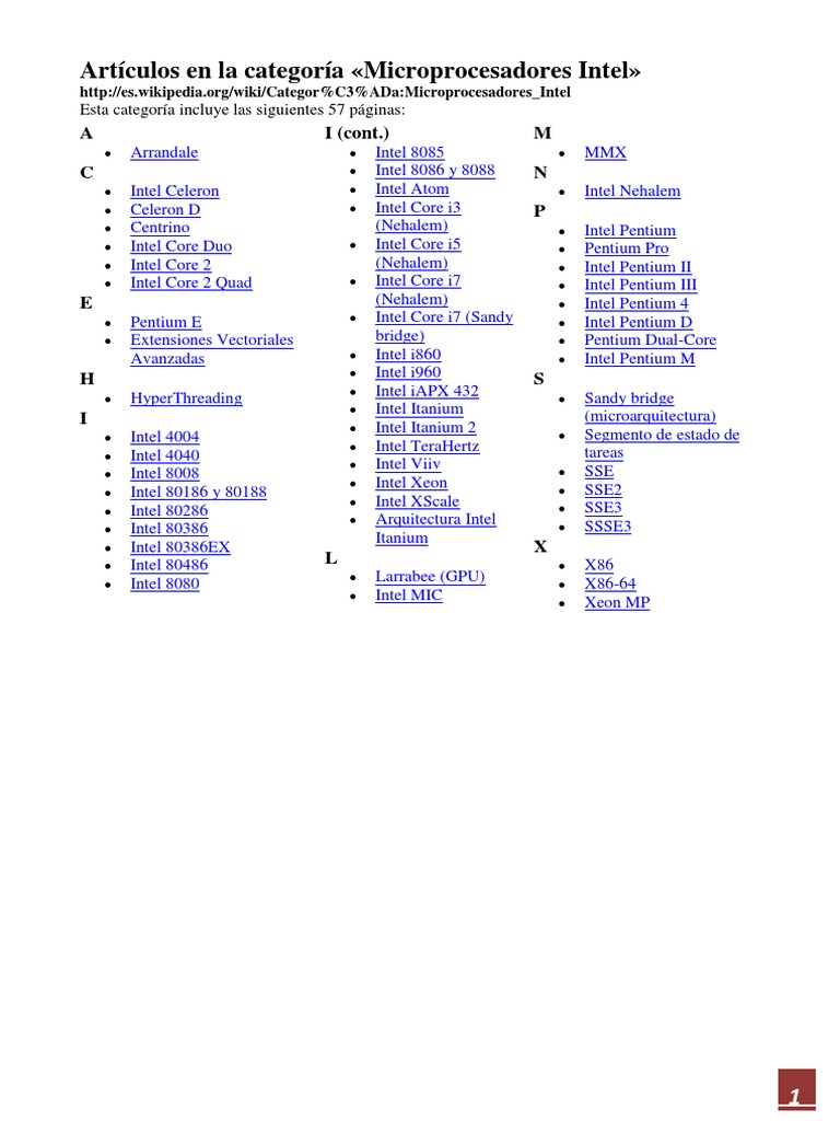 Intel | PDF