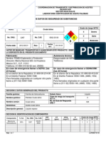 Hoja de Seguridad Crudo Istmo