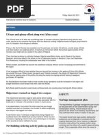 West Africa Piracy Concerns