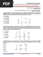 Equivalência simples de capitais