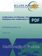 EURAMET-Cg-20 v.2 Calibration of Climatic Chambers