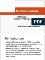 Hyaline Membrane Disease