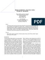 Robust Phase Stability Analysis Using Interval Methods