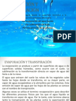presentacion EVAPORACIÓN Y TRANSPIRACIÓN
