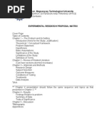 Research B (Research Proposal Matrix)