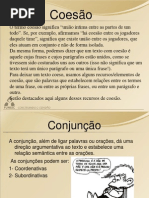 coesão conjunções