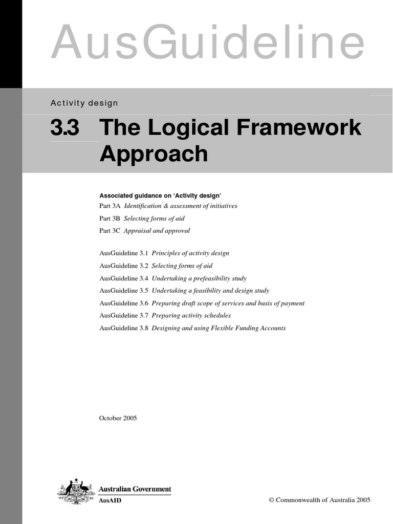 Logical Framework Approach Tool | PDF
