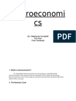 Macroeconomi CS: By: Stephanie Campbell 3rd Hour Final Textbook
