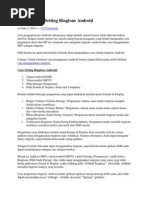 Download TutorialCaraSettingRingtoneAndroidbyNormilaSariSN191932845 doc pdf