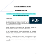 ESPECIFICACIONES TECNICAS BAÑADERO rijachari huayna