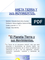 El Planeta Tierra y Sus Movimientos