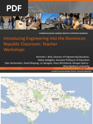 Introducing Engineering Into The Dominican Republic Classroom Teacher Workshops Cognition Psychology