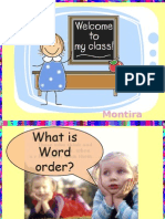 Practice About Word Order (English Language)