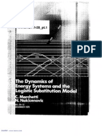 The Dynamics of Energy Systems and the Logistic Substitution Model - Marchetti and Nakicenovic (Part 1 of 2)